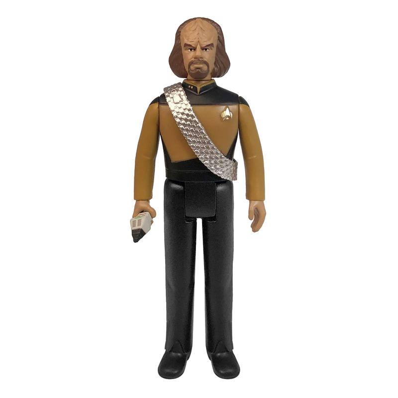 Boneco de ação Super7 Star Trek The Next Generation Worf 9,5 cm